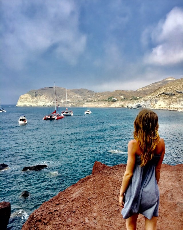Red Beach Santorini Blog